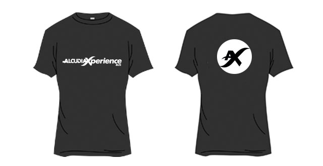 Aplicación logo en camiseta de Alcudia Xperience
