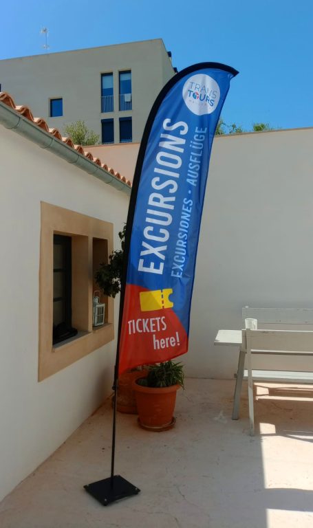Transtours Bandera tipo surf Transtours Mallorca